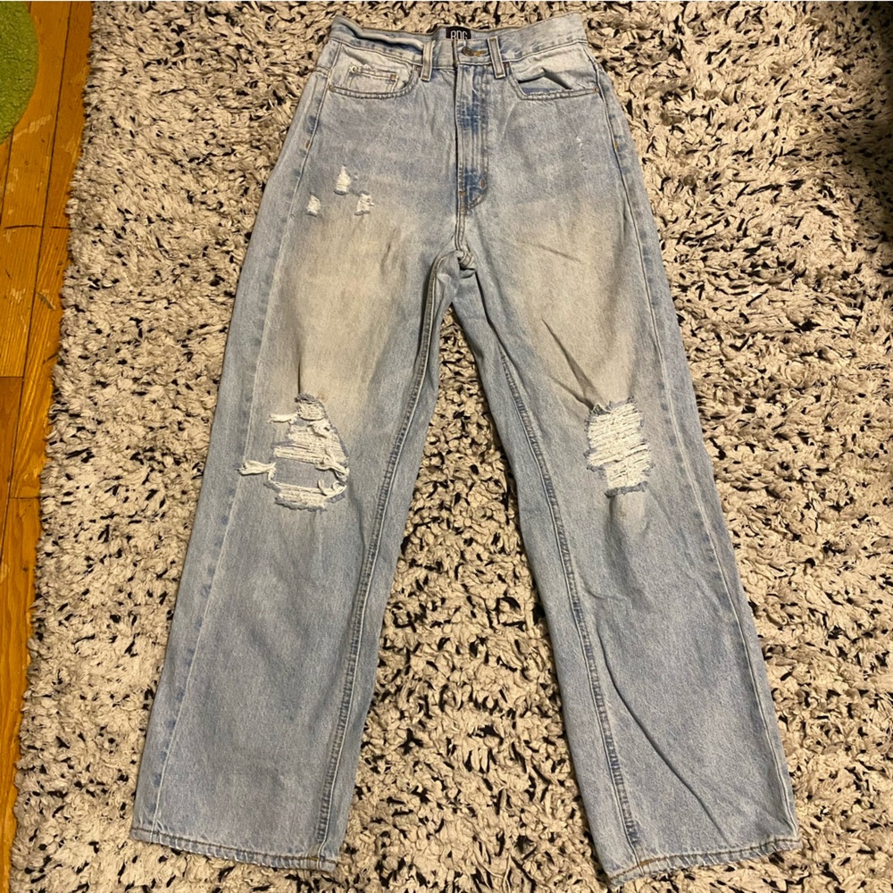 BDG loose baggy Distressed Light Blue Jeans